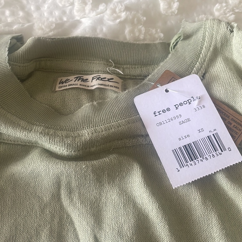 ✨NEW!✨Free People Warrior Tee in Sage - Picture 11 of 13